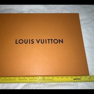 LOUIS VUITTON Gift Box Only 18”x13”x3” Genuine